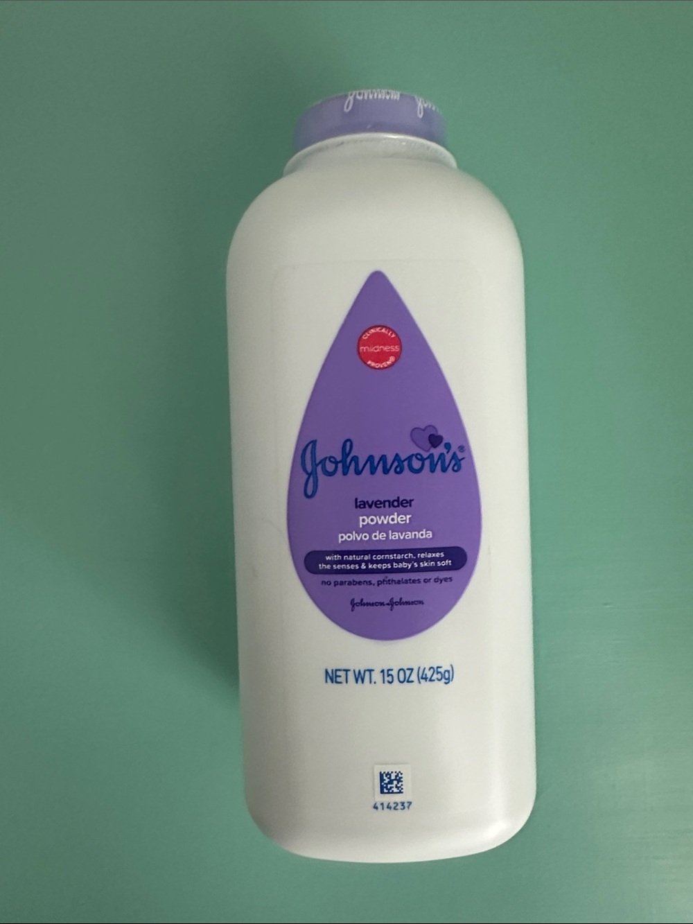 Johnson's Lavender Baby Powder with Cornstarch, Hypoallergenic, 15 oz-brand new - Picture 11 of 17